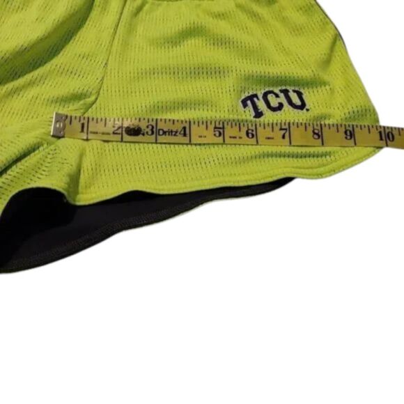 Under Armour Neon Yellow Texas Christian University Athletic Shorts Size Medium! - Picture 16 of 16